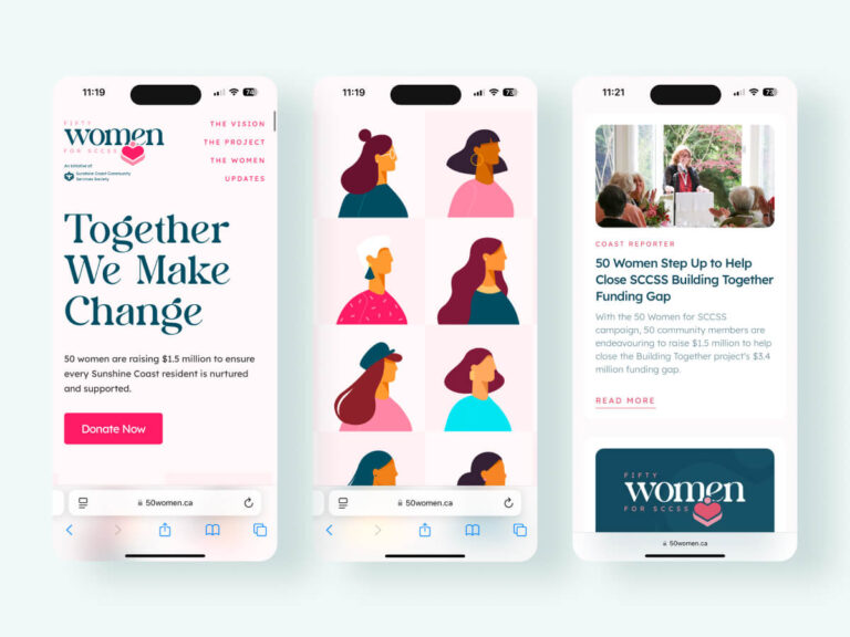 50 Women Web Mobile